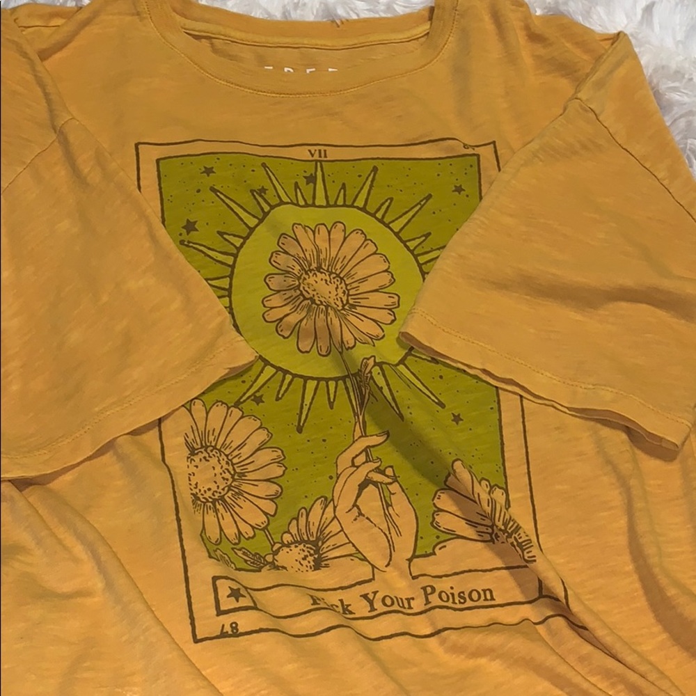 Free State Yellow Oversized Tee